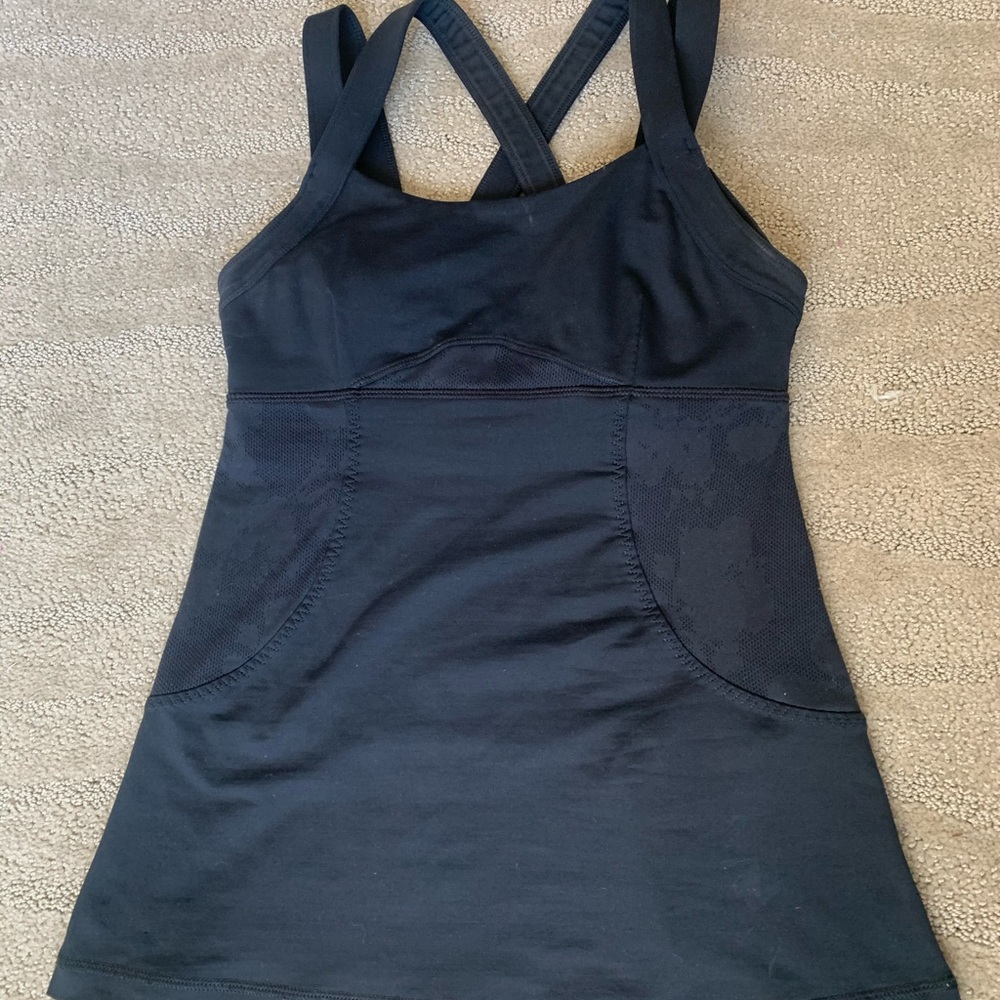 Authentic Black Lululemon Tanktop
